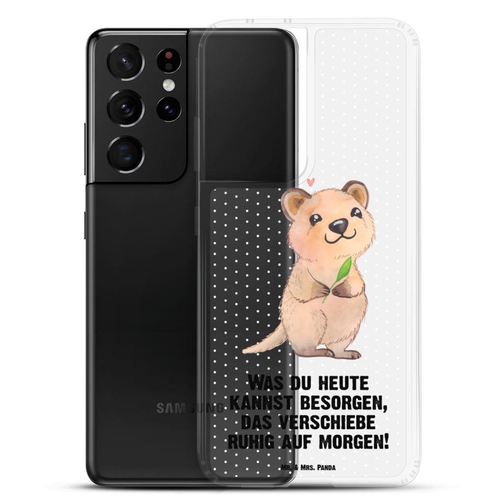 Handyhülle Quokka Happy Quokka, Verschieben, Aufschieberitis, Lustiger Spruch, Niedliches Tier, Dinge erledigen Handyhülle, Handycover, Transparente Handyhülle, Flexible Handyhülle, Handyschutz, Transparent, Durchsichtig, Schutzhülle für Handy, Stilvolle Handyhülle, Robuste Handyhülle, Schutz vor Kratzern, Schützende Handyhülle  süße Tiermotive, gute Laune, lustige Sprüche, Tiere