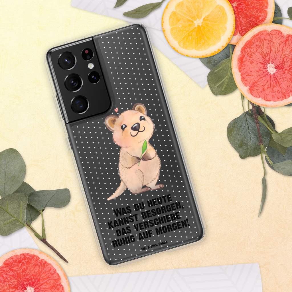 Handyhülle Quokka Happy Quokka, Verschieben, Aufschieberitis, Lustiger Spruch, Niedliches Tier, Dinge erledigen Handyhülle, Handycover, Transparente Handyhülle, Flexible Handyhülle, Handyschutz, Transparent, Durchsichtig, Schutzhülle für Handy, Stilvolle Handyhülle, Robuste Handyhülle, Schutz vor Kratzern, Schützende Handyhülle  süße Tiermotive, gute Laune, lustige Sprüche, Tiere