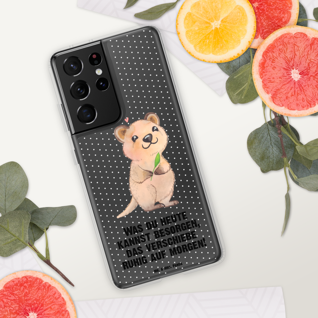 Handyhülle Quokka Happy Quokka, Verschieben, Aufschieberitis, Lustiger Spruch, Niedliches Tier, Dinge erledigen Handyhülle, Handycover, Transparente Handyhülle, Flexible Handyhülle, Handyschutz, Transparent, Durchsichtig, Schutzhülle für Handy, Stilvolle Handyhülle, Robuste Handyhülle, Schutz vor Kratzern, Schützende Handyhülle  süße Tiermotive, gute Laune, lustige Sprüche, Tiere