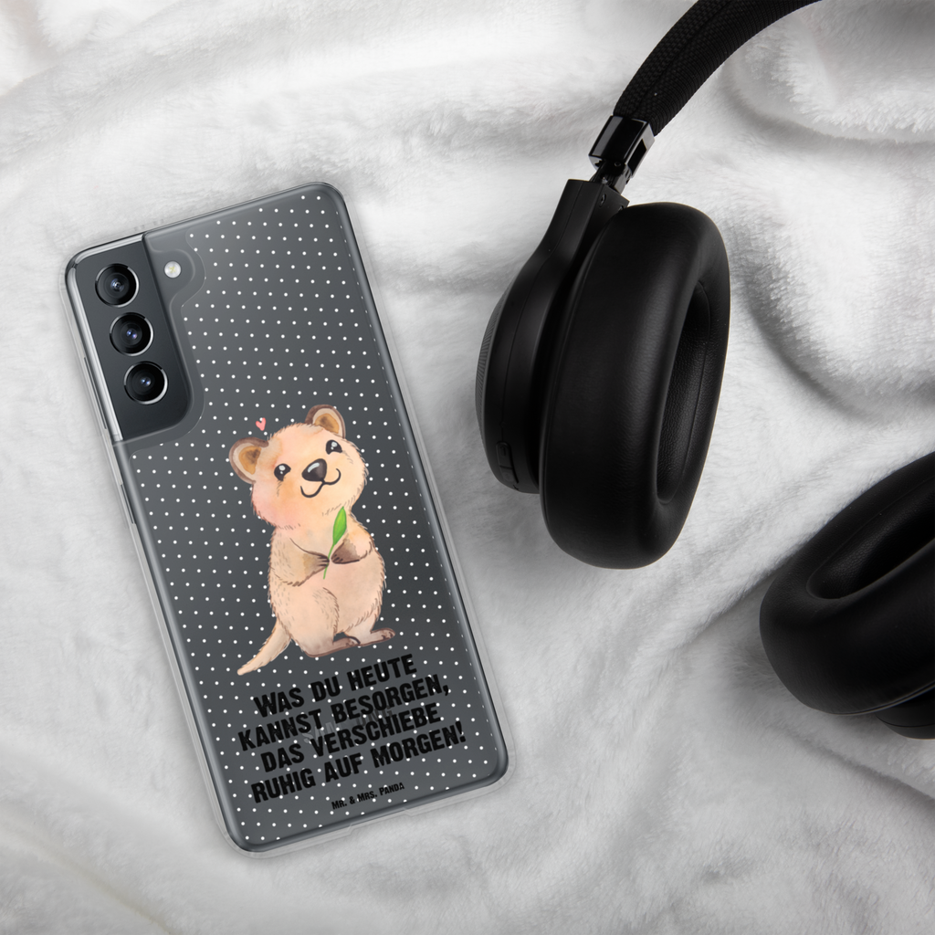Handyhülle Quokka Happy Quokka, Verschieben, Aufschieberitis, Lustiger Spruch, Niedliches Tier, Dinge erledigen Handyhülle, Handycover, Transparente Handyhülle, Flexible Handyhülle, Handyschutz, Transparent, Durchsichtig, Schutzhülle für Handy, Stilvolle Handyhülle, Robuste Handyhülle, Schutz vor Kratzern, Schützende Handyhülle  süße Tiermotive, gute Laune, lustige Sprüche, Tiere