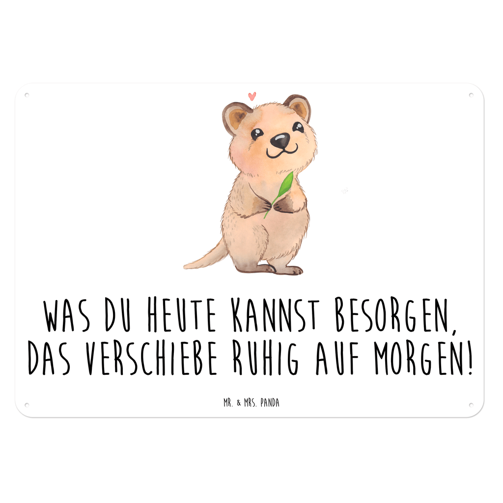 Blechschild Quokka Happy Quokka, Verschieben, Aufschieberitis, Lustiger Spruch, Niedliches Tier, Dinge erledigen Blechschild, Metallschild, Geschenk Schild, Schild, Magnet-Metall-Schild, Deko Schild, Wandschild, Wand-Dekoration, Türschild, Wandschild, Metallschild  süße Tiermotive, gute Laune, lustige Sprüche, Tiere