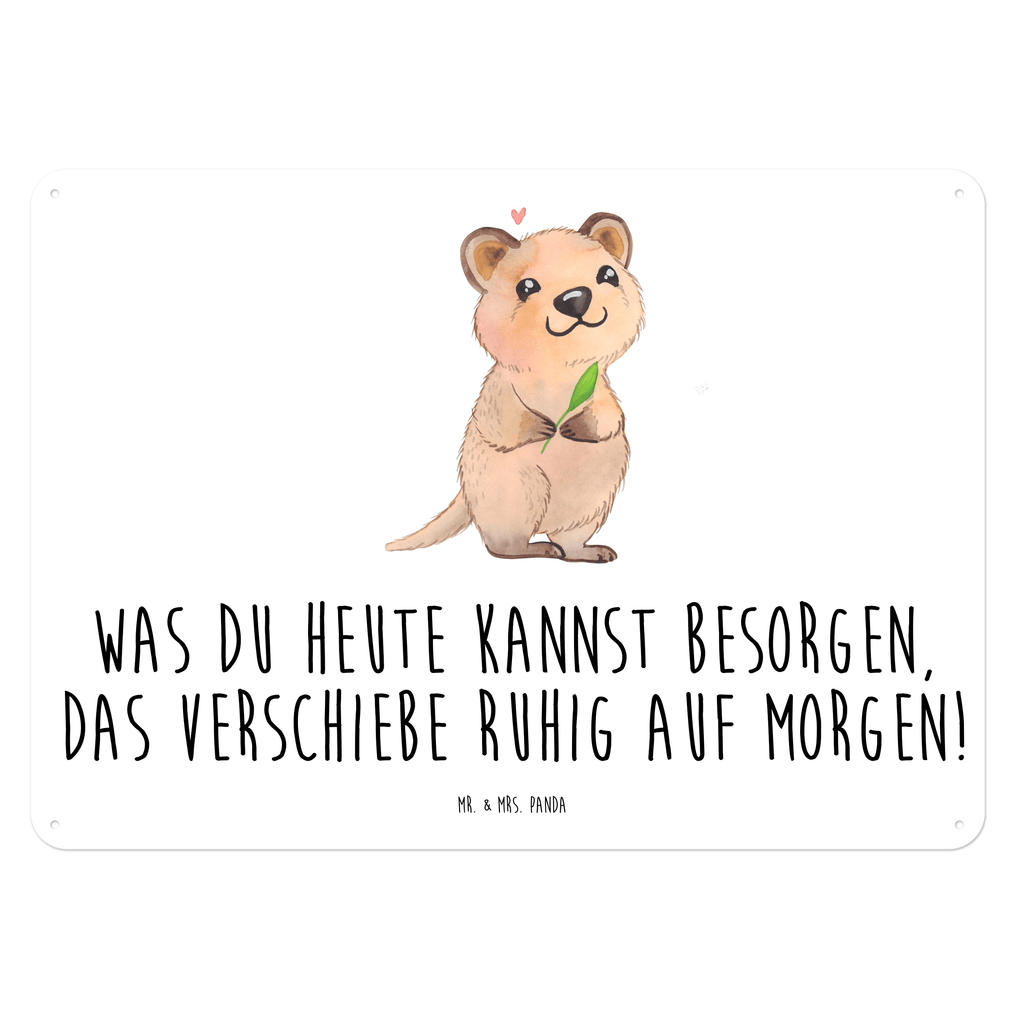 Blechschild Quokka Happy Quokka, Verschieben, Aufschieberitis, Lustiger Spruch, Niedliches Tier, Dinge erledigen Blechschild, Metallschild, Geschenk Schild, Schild, Magnet-Metall-Schild, Deko Schild, Wandschild, Wand-Dekoration, Türschild, Wandschild, Metallschild  süße Tiermotive, gute Laune, lustige Sprüche, Tiere