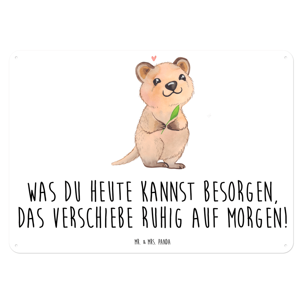 Blechschild Quokka Happy Quokka, Verschieben, Aufschieberitis, Lustiger Spruch, Niedliches Tier, Dinge erledigen Blechschild, Metallschild, Geschenk Schild, Schild, Magnet-Metall-Schild, Deko Schild, Wandschild, Wand-Dekoration, Türschild, Wandschild, Metallschild  süße Tiermotive, gute Laune, lustige Sprüche, Tiere