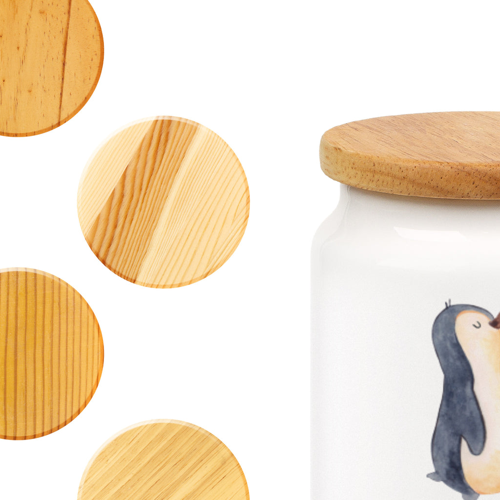 Vorratsdose Pinguin marschierend Pinguin, Pinguine, Frühaufsteher, Langschläfer, Bruder, Schwester, Familie	 Vorratsdose, Keksdose, Keramikdose, Leckerlidose, Dose  Pinguin