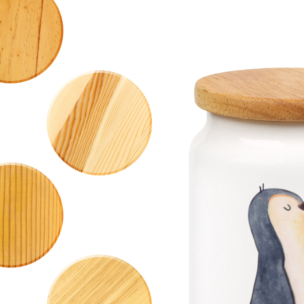 Vorratsdose Pinguin marschierend Pinguin, Pinguine, Frühaufsteher, Langschläfer, Bruder, Schwester, Familie	 Vorratsdose, Keksdose, Keramikdose, Leckerlidose, Dose  Pinguin
