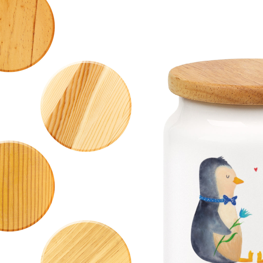 Vorratsdose Pinguin Pärchen Pinguin, Pinguine, Liebe, Liebespaar, Liebesbeweis, Liebesgeschenk, Verlobung, Jahrestag, Hochzeitstag, Hochzeit, Hochzeitsgeschenk, große Liebe, Traumpaar Vorratsdose, Keksdose, Keramikdose, Leckerlidose, Dose  Pinguin