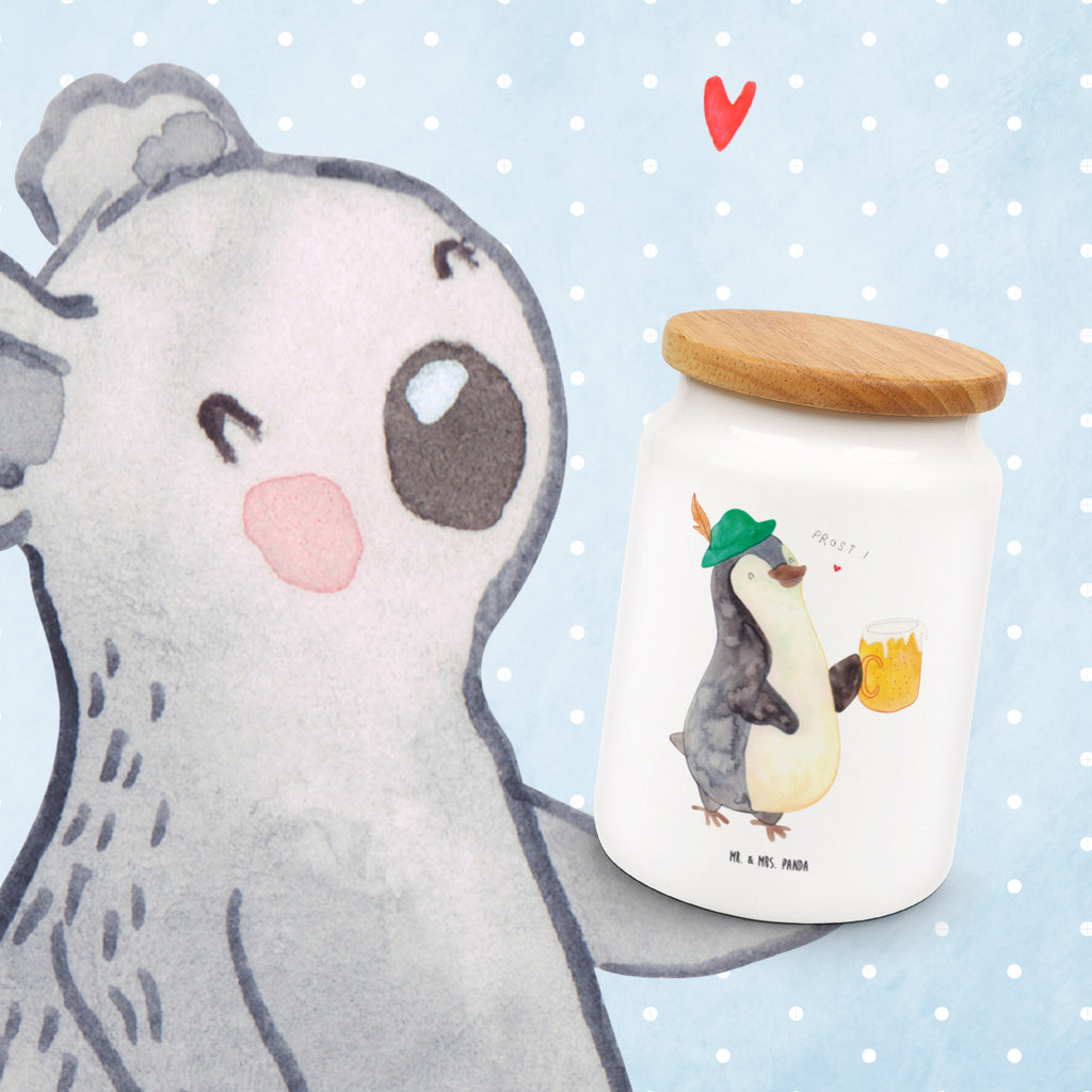 Vorratsdose Pinguin Bier Pinguin, Pinguine, Bier, Oktoberfest,  Vorratsdose, Keksdose, Keramikdose, Leckerlidose, Dose  Pinguin