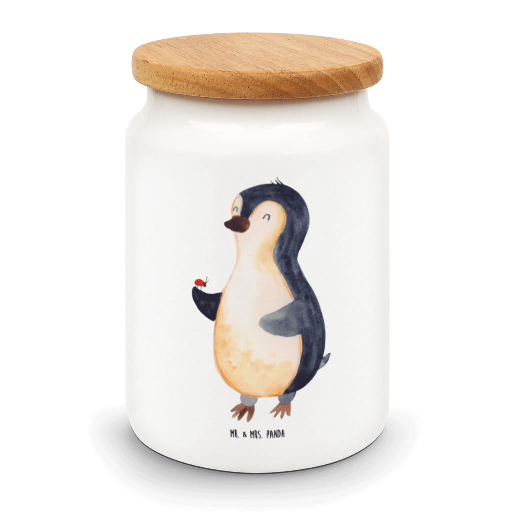 Vorratsdose Pinguin Marienkäfer Pinguin, Pinguine, Marienkäfer, Liebe, Wunder, Glück, Freude, Lebensfreude Vorratsdose, Keksdose, Keramikdose, Leckerlidose, Dose  Pinguin