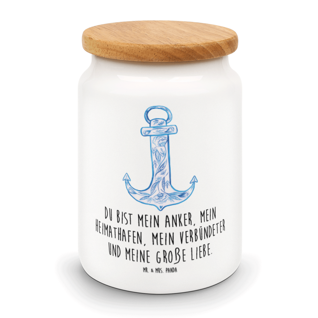 Vorratsdose Anker Blau Vorratsdose, Keksdose, Keramikdose, Leckerlidose, Dose, Tiermotive, Gute Laune, lustige Sprüche, Tiere