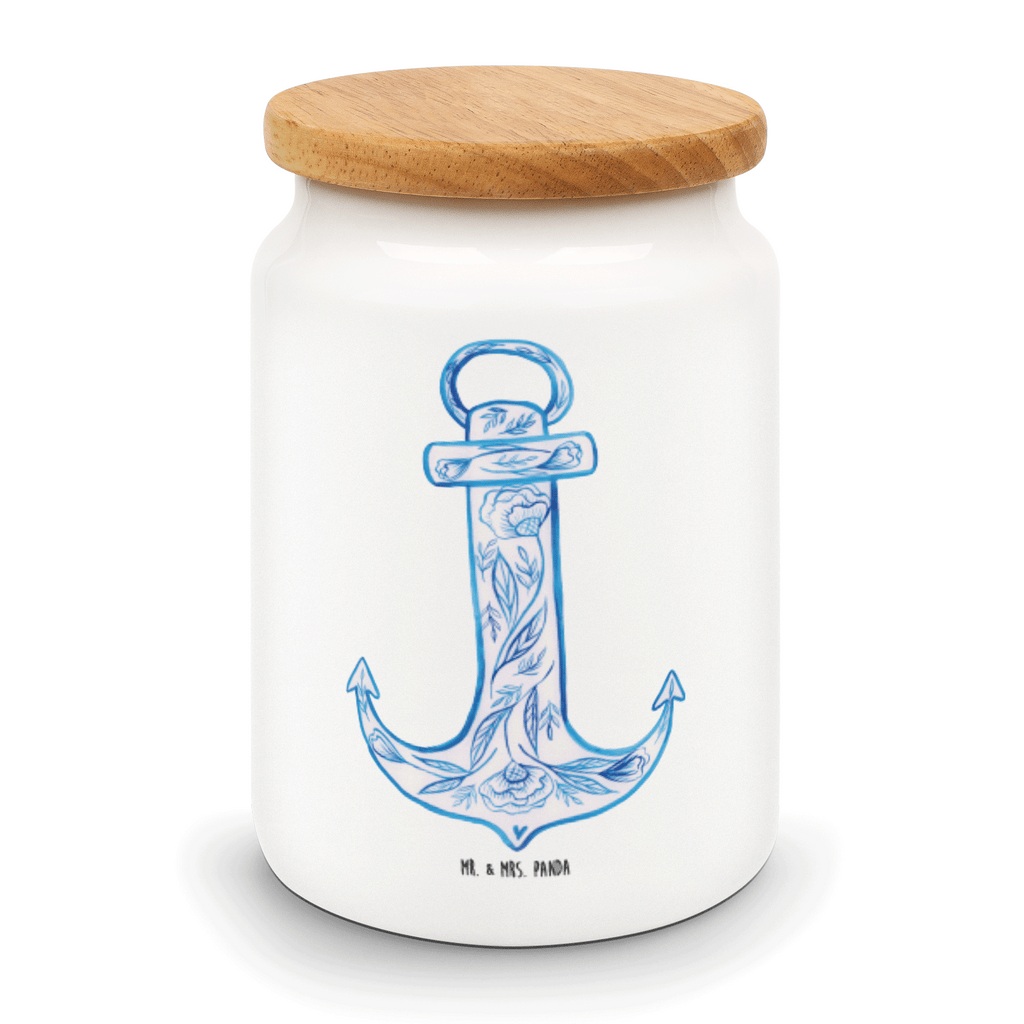 Vorratsdose Anker Blau Vorratsdose, Keksdose, Keramikdose, Leckerlidose, Dose, Tiermotive, Gute Laune, lustige Sprüche, Tiere