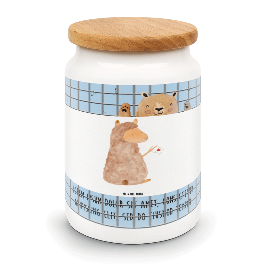 Vorratsdose Alpaka Fahne Alpaka, Alpakas, Lama, Lamas, Liebe Vorratsdose, Keksdose, Keramikdose, Leckerlidose, Dose  Alpaka, Lama