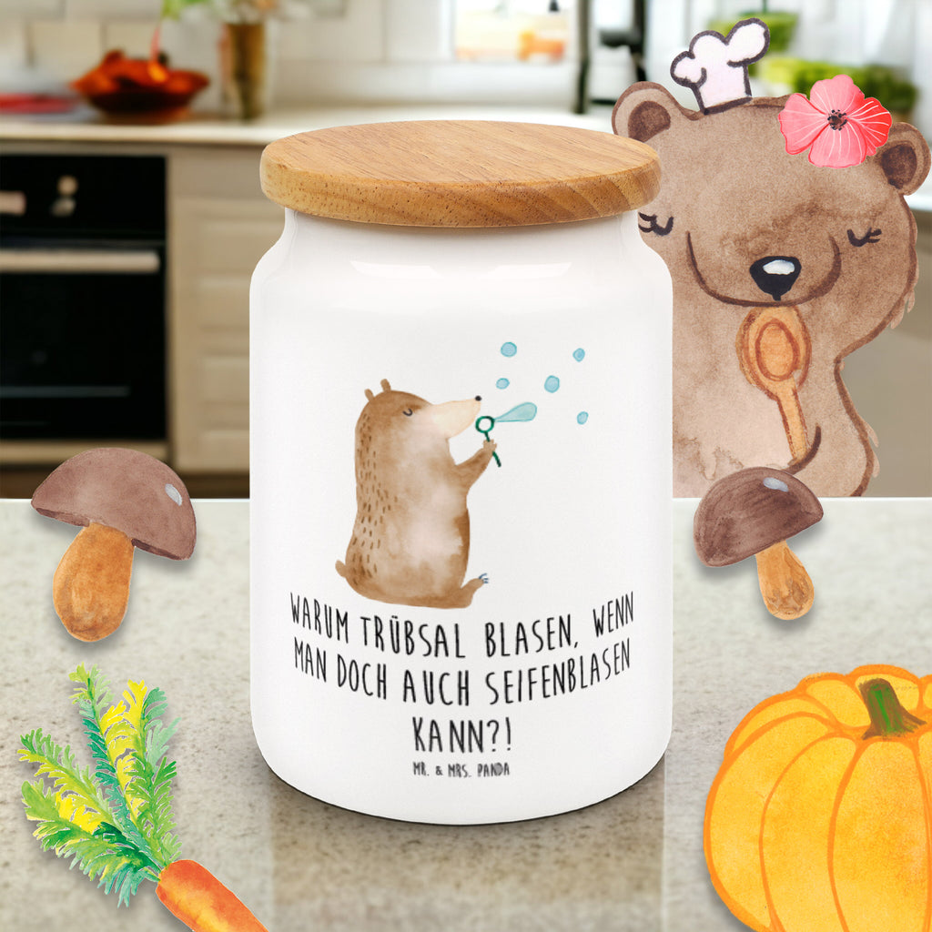 Vorratsdose Bär Seifenblasen Seifenblasen Bär Lustig Sein Glücklich Traurig Happy Vorratsdose, Keksdose, Keramikdose, Leckerlidose, Dose  Bär, Teddy, Teddybär