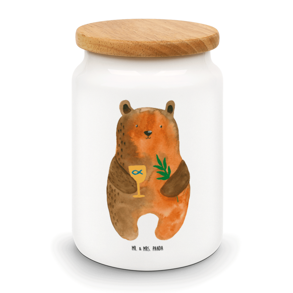 Vorratsdose Konfirmation-Bär Konfirmation, Kirche, evangelisch, Gottesdienst Vorratsdose, Keksdose, Keramikdose, Leckerlidose, Dose  Bär, Teddy, Teddybär