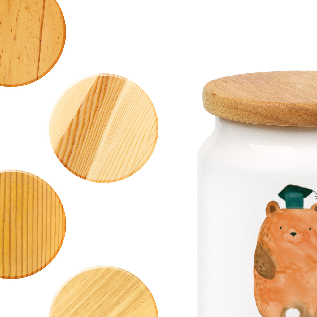 Vorratsdose Prüfungsbär Abitur, Prüfungen, Prüfung bestanden, Abschluss, Zeugnis, Abschlusszeugnis Vorratsdose, Keksdose, Keramikdose, Leckerlidose, Dose  Bär, Teddy, Teddybär