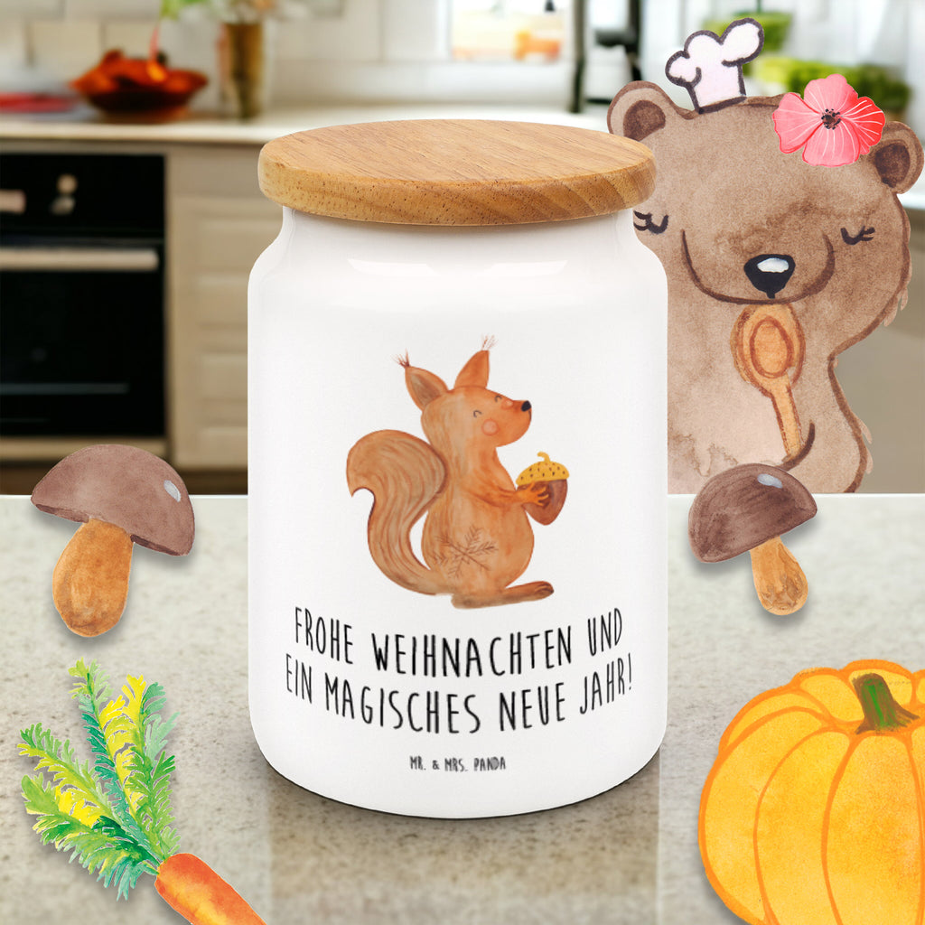 Vorratsdose Eichhörnchen Weihnachten Vorratsdose, Keksdose, Keramikdose, Leckerlidose, Dose, Vorratsbehälter, Aufbewahrungsdose, Winter, Weihnachten, Weihnachtsdeko, Nikolaus, Advent, Heiligabend, Wintermotiv, Frohe Weihnachten, Frohes neues Jahr, Guten Rutsch, Weihnachtsmotiv, Weihnachtsgruß, Neujahr, Vogel
