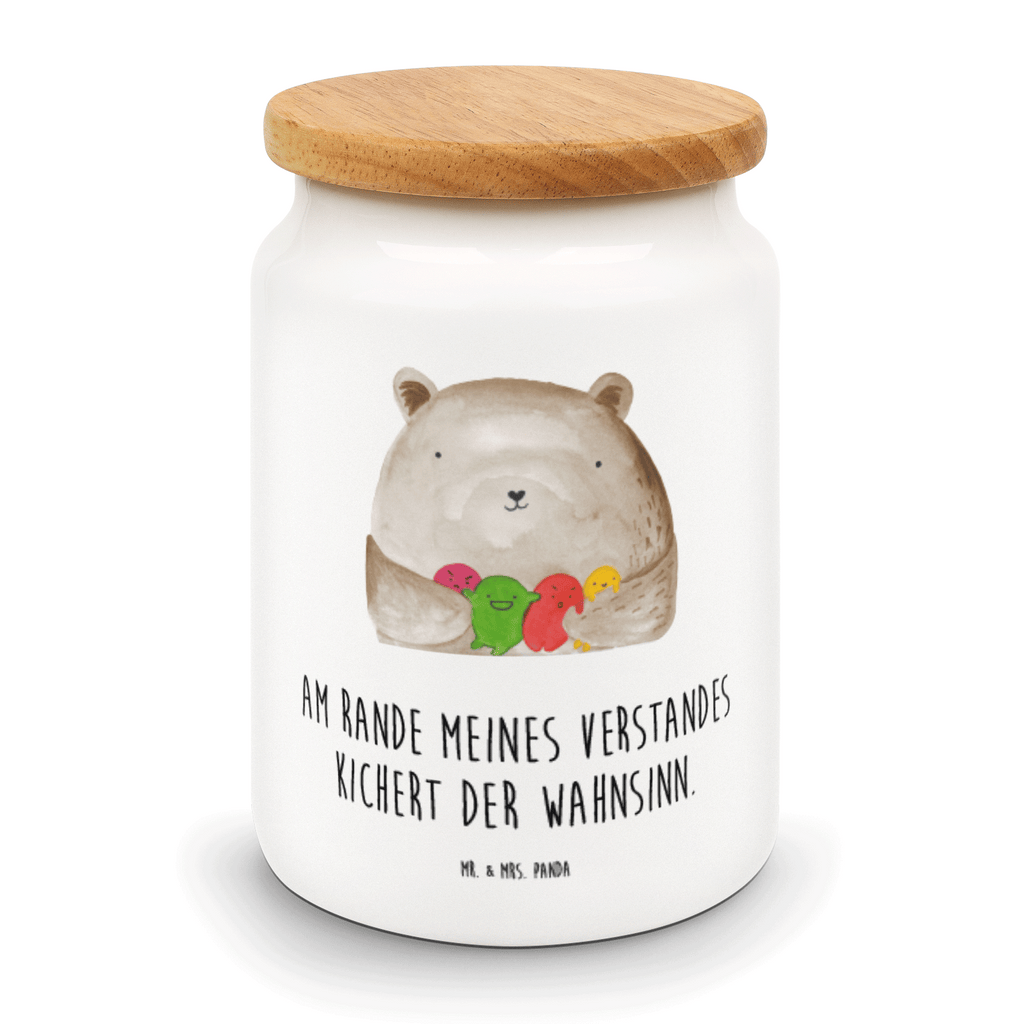 Vorratsdose Bär Gefühl Bär, Wahnsinn, Verrückt, Durchgedreht Vorratsdose, Keksdose, Keramikdose, Leckerlidose, Dose  Bär, Teddy, Teddybär