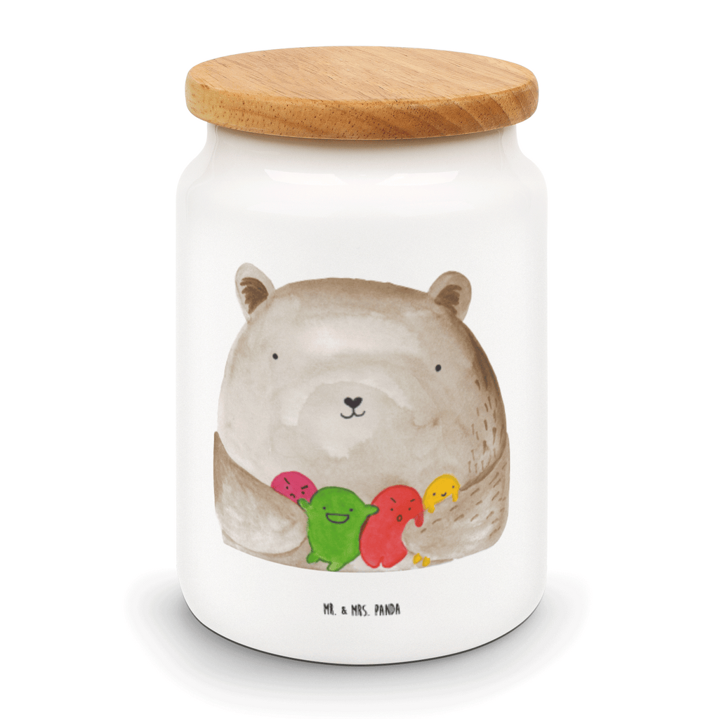 Vorratsdose Bär Gefühl Bär, Wahnsinn, Verrückt, Durchgedreht Vorratsdose, Keksdose, Keramikdose, Leckerlidose, Dose  Bär, Teddy, Teddybär