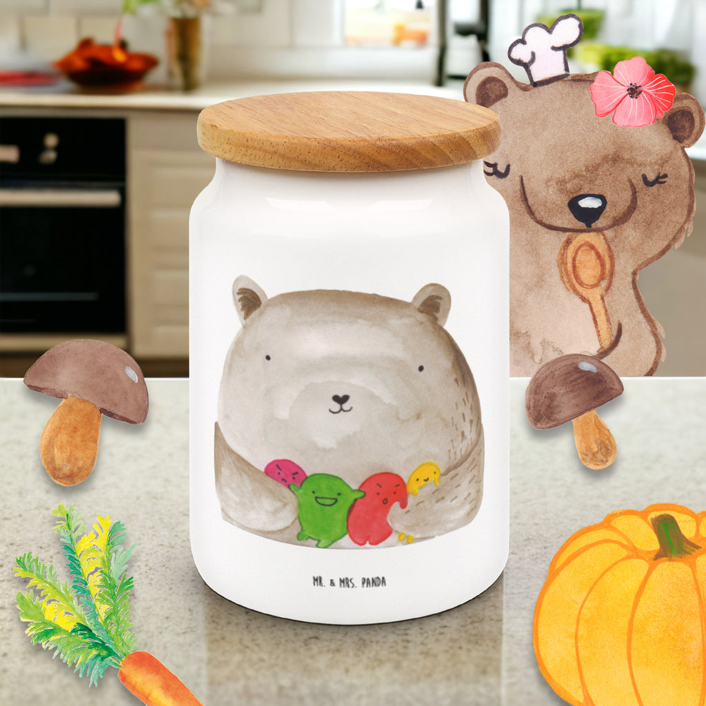 Vorratsdose Bär Gefühl Bär, Wahnsinn, Verrückt, Durchgedreht Vorratsdose, Keksdose, Keramikdose, Leckerlidose, Dose  Bär, Teddy, Teddybär