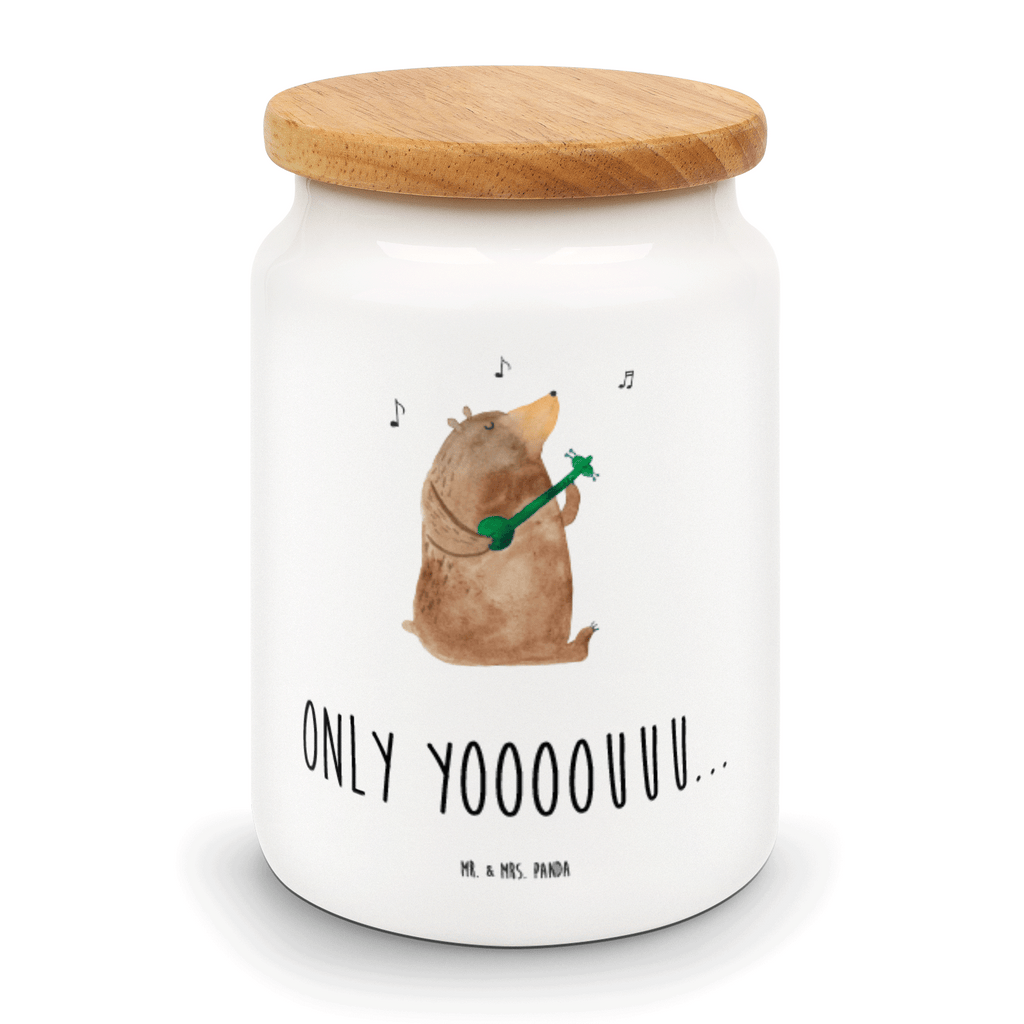 Vorratsdose Bär Gitarre  Vorratsdose, Keksdose, Keramikdose, Leckerlidose, Dose  Bär, Teddy, Teddybär