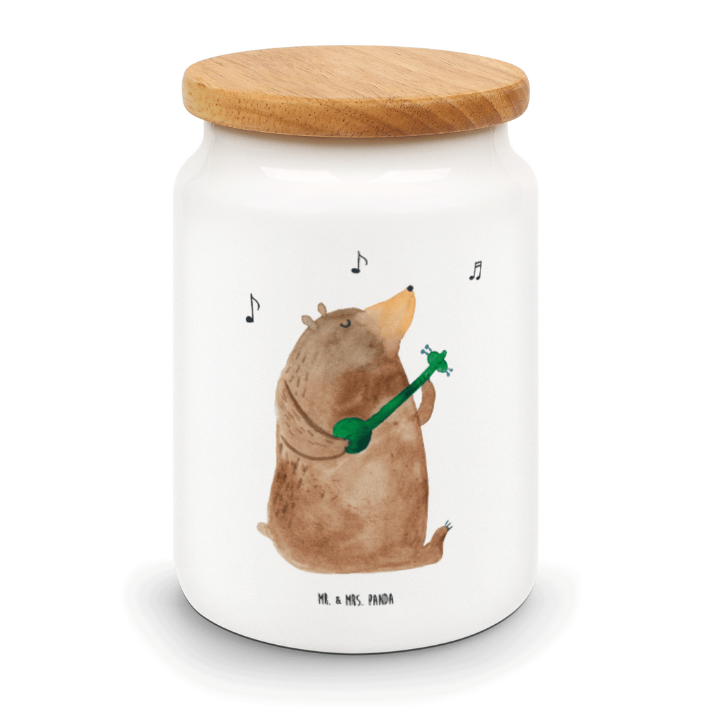 Vorratsdose Bär Lied Bär, Bärchen, Bear, Liebeslied, Lied, Song, Valentinstag, Valentine, Geschenk, Partner, Liebe, Freundin, Frau, Herz, Spruch Vorratsdose, Keksdose, Keramikdose, Leckerlidose, Dose  Bär, Teddy, Teddybär