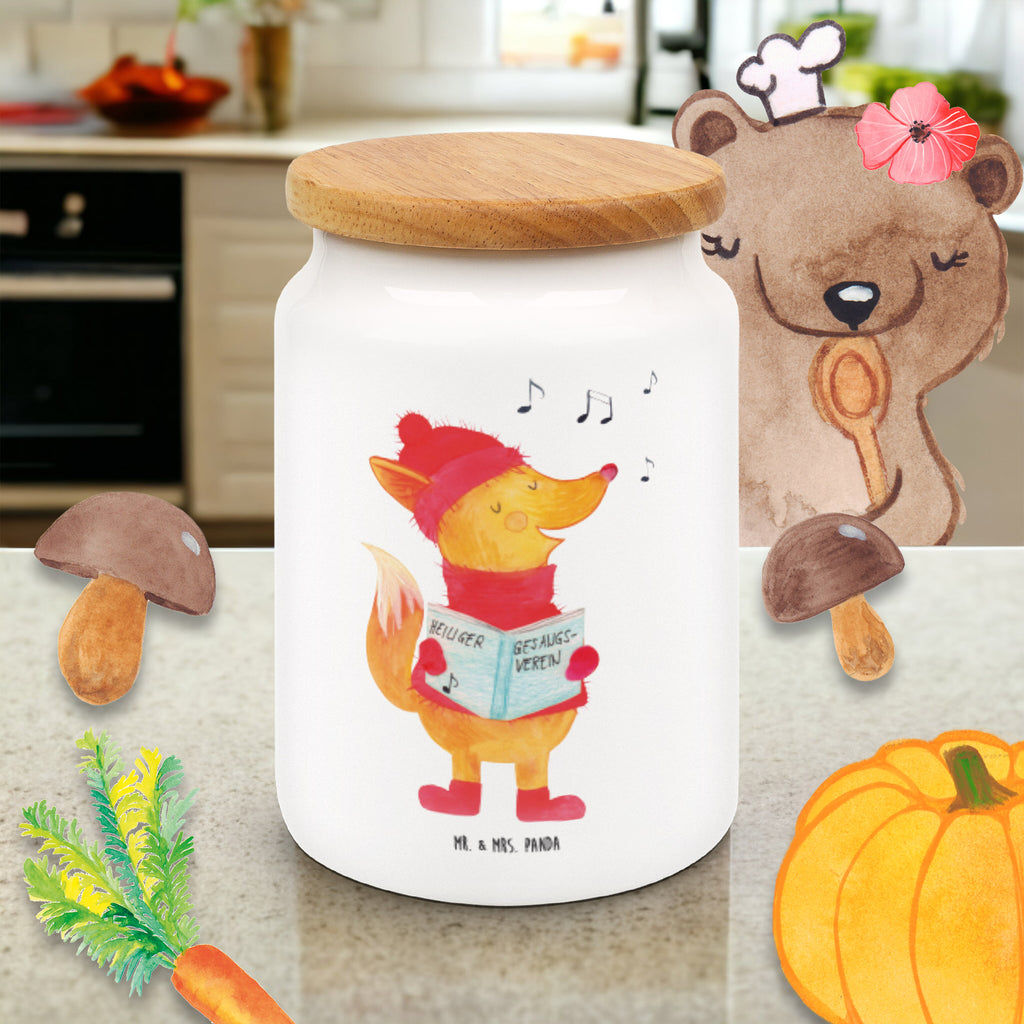 Vorratsdose Fuchs Sänger Fuchs, Füchse, Weihnachten, Heiligabend, Winter, Sänger, Geschenk Sänger, Singen, Weihnachtslieder Vorratsdose, Keksdose, Keramikdose, Leckerlidose, Dose  Winter, Weihnachten, Weihnachtsdeko, Nikolaus, Advent, Heiligabend, Wintermotiv