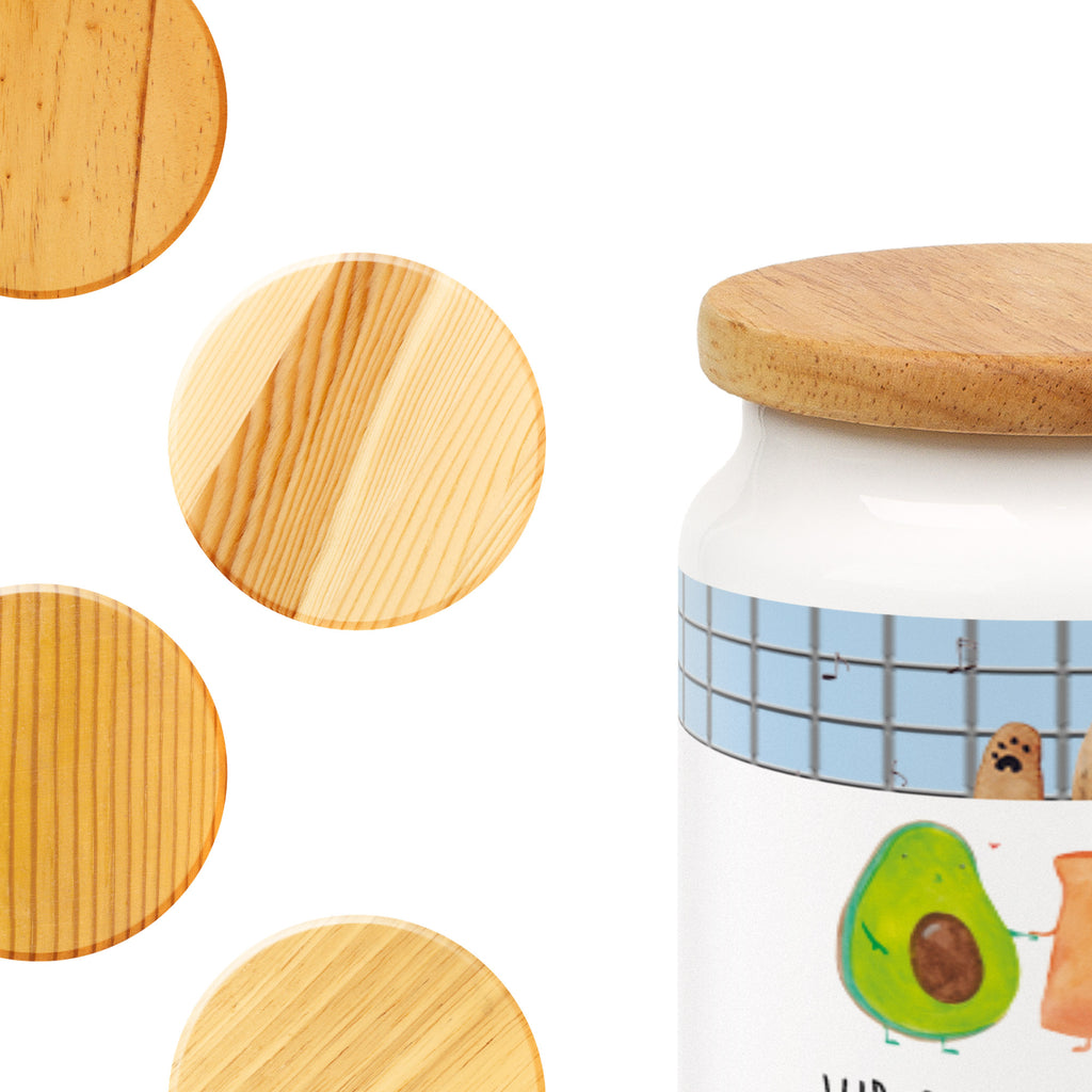 Vorratsdose Avocado + Toast Avocado, Toast, Toastbrot, Liebespaar, Pärchen, Freund, Freundin, Verlobt, Verlobungsparty, Hochzeit, Hochzeitsgeschenk, Jahrestag, Jahrestagsgeschenk, Vorratsdose, Keksdose, Keramikdose, Leckerlidose, Dose  Avocado, Veggie, Vegan, Gesund