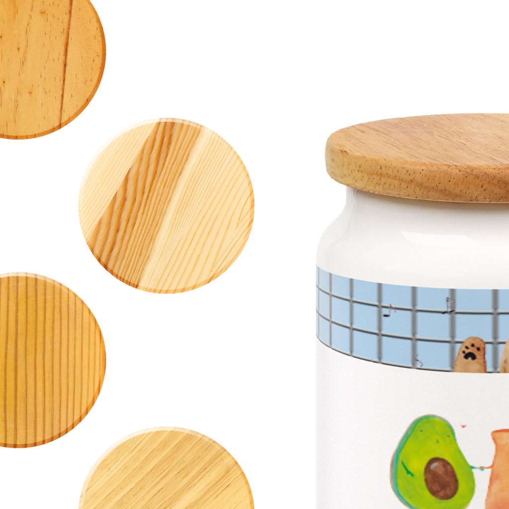 Vorratsdose Avocado + Toast Avocado, Toast, Toastbrot, Liebespaar, Pärchen, Freund, Freundin, Verlobt, Verlobungsparty, Hochzeit, Hochzeitsgeschenk, Jahrestag, Jahrestagsgeschenk, Vorratsdose, Keksdose, Keramikdose, Leckerlidose, Dose  Avocado, Veggie, Vegan, Gesund