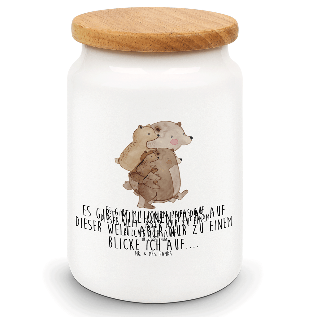 Vorratsdose Papa Bär Geschenk, Vatertag, Papa, Vater, Papi, Vati, Onkel, Geburtstag Vorratsdose, Keksdose, Keramikdose, Leckerlidose, Dose  Familie, Vatertag, Muttertag, Bruder, Schwester, Mama, Papa, Oma, Opa