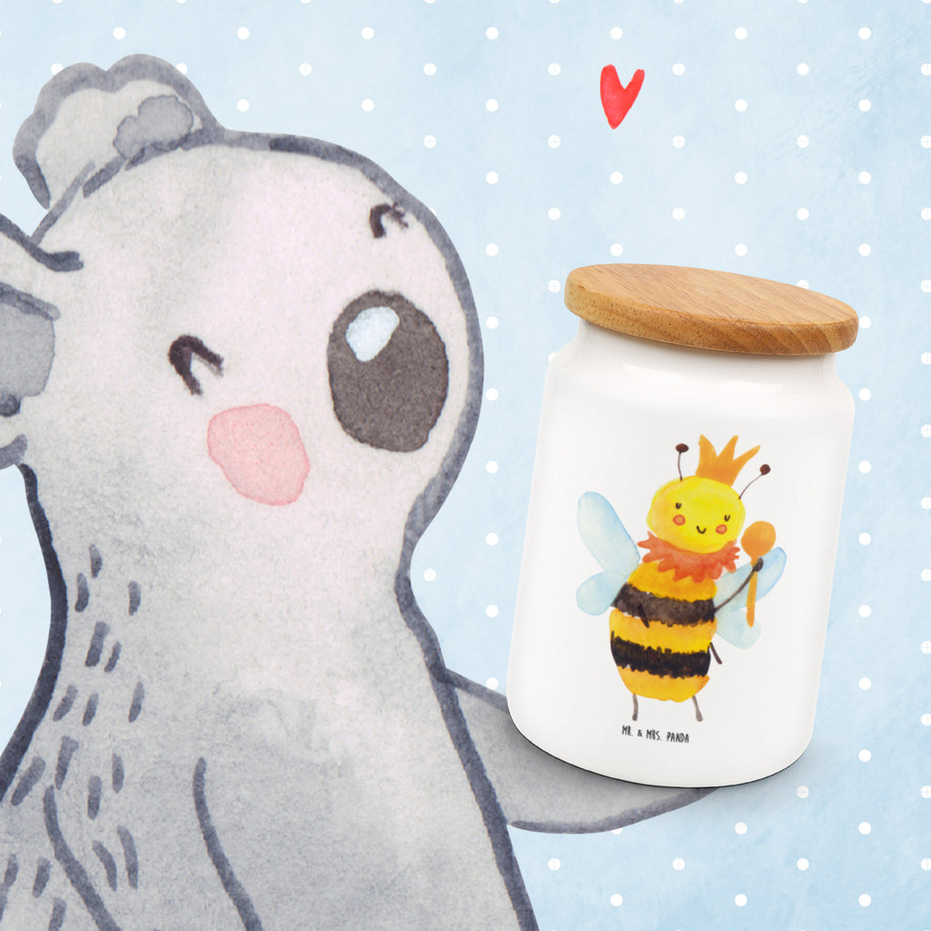 Vorratsdose Biene König  Vorratsdose, Keksdose, Keramikdose, Leckerlidose, Dose  Biene, Wespe, Hummel