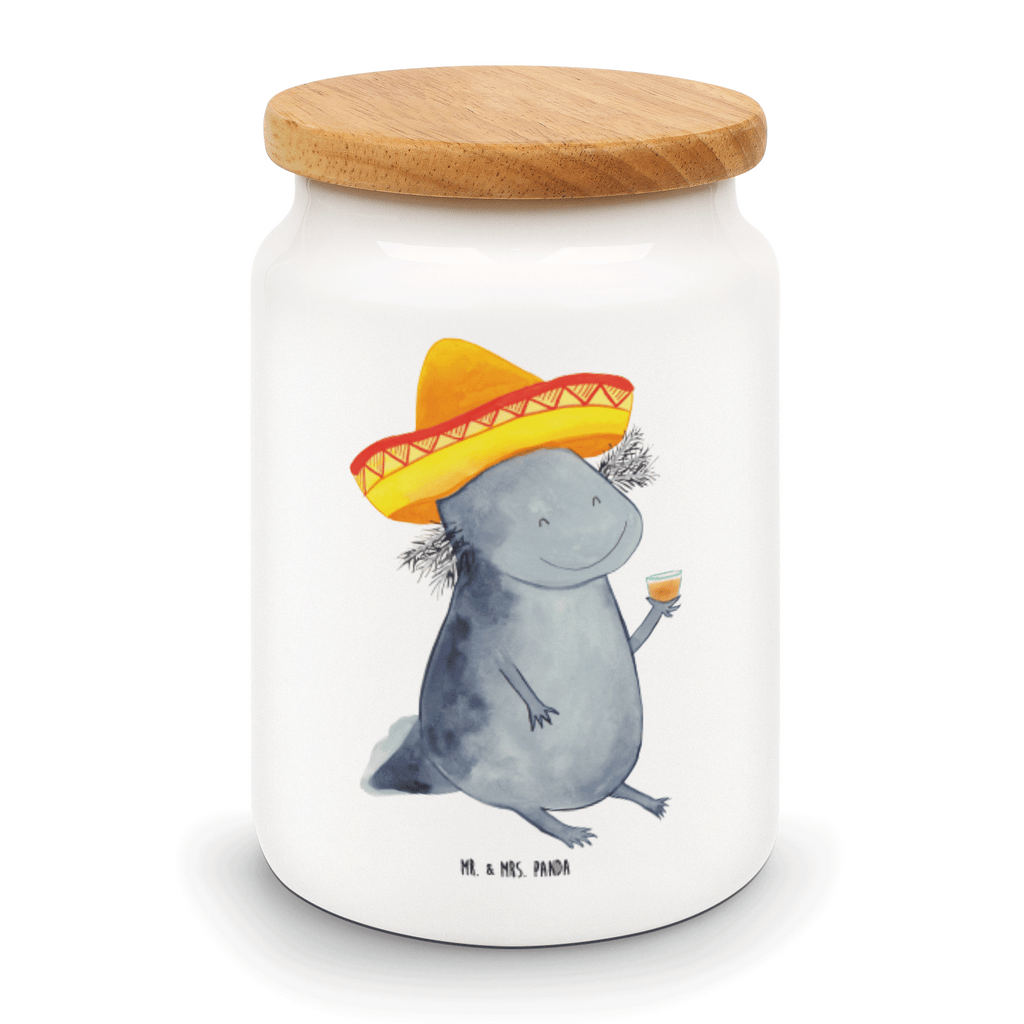 Vorratsdose Axolotl Tequila Axolotl, Mexico, Mexiko, Sombrero, Zitrone, Tequila, Motivation, Spruch, Schwanzlurch, Lurch, Lurche, Axolot, Feuerdrache, Feuersalamander Vorratsdose, Keksdose, Keramikdose, Leckerlidose, Dose  Axolotl, Molch