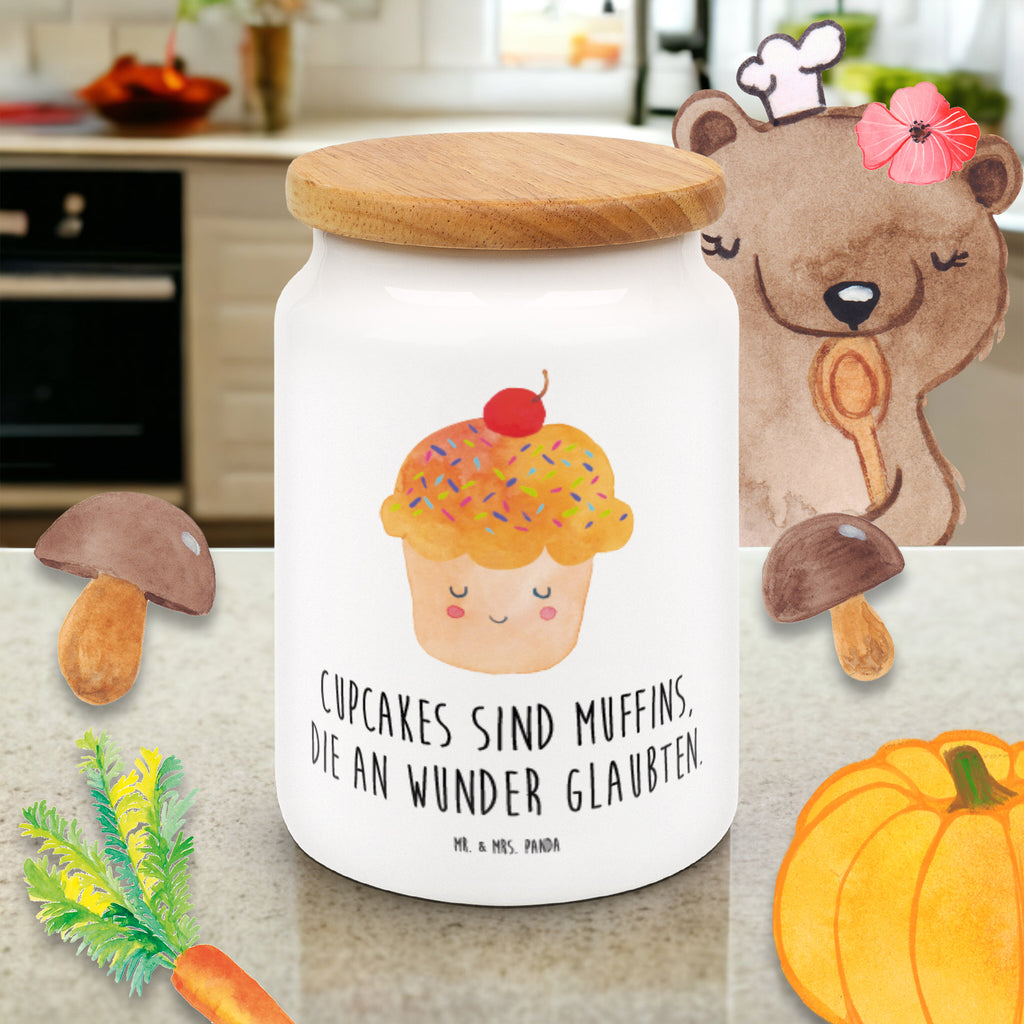 Vorratsdose Cupcake Cupcakes, Muffin, Wunder, Küche Deko, Küche Spruch, Backen Geschenk, Geschenk Koch, Motivation Sprüche Vorratsdose, Keksdose, Keramikdose, Leckerlidose, Dose  süße Tiermotive, gute Laune, lustige Sprüche, Tiere