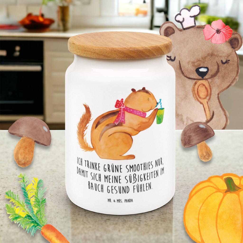 Vorratsdose Eichhörnchen Smoothie Green Smoothies, Diät, Abnehmen, Streifenhörnchen, Eichhörnchen,  Vorratsdose, Keksdose, Keramikdose, Leckerlidose, Dose  süße Tiermotive, gute Laune, lustige Sprüche, Tiere