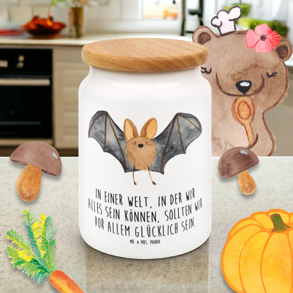Vorratsdose Fledermaus Flügel  Vorratsdose, Keksdose, Keramikdose, Leckerlidose, Dose  süße Tiermotive, gute Laune, lustige Sprüche, Tiere