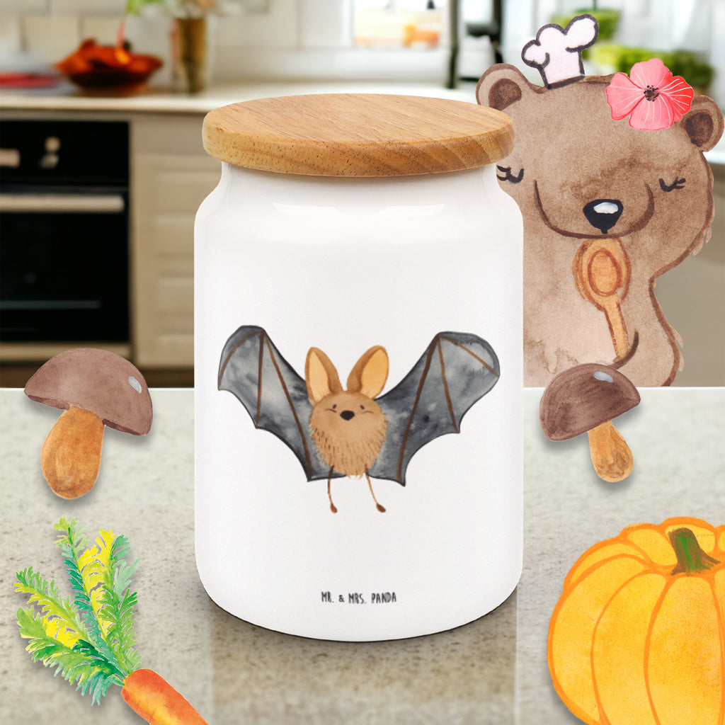 Vorratsdose Fledermaus Flügel  Vorratsdose, Keksdose, Keramikdose, Leckerlidose, Dose  süße Tiermotive, gute Laune, lustige Sprüche, Tiere