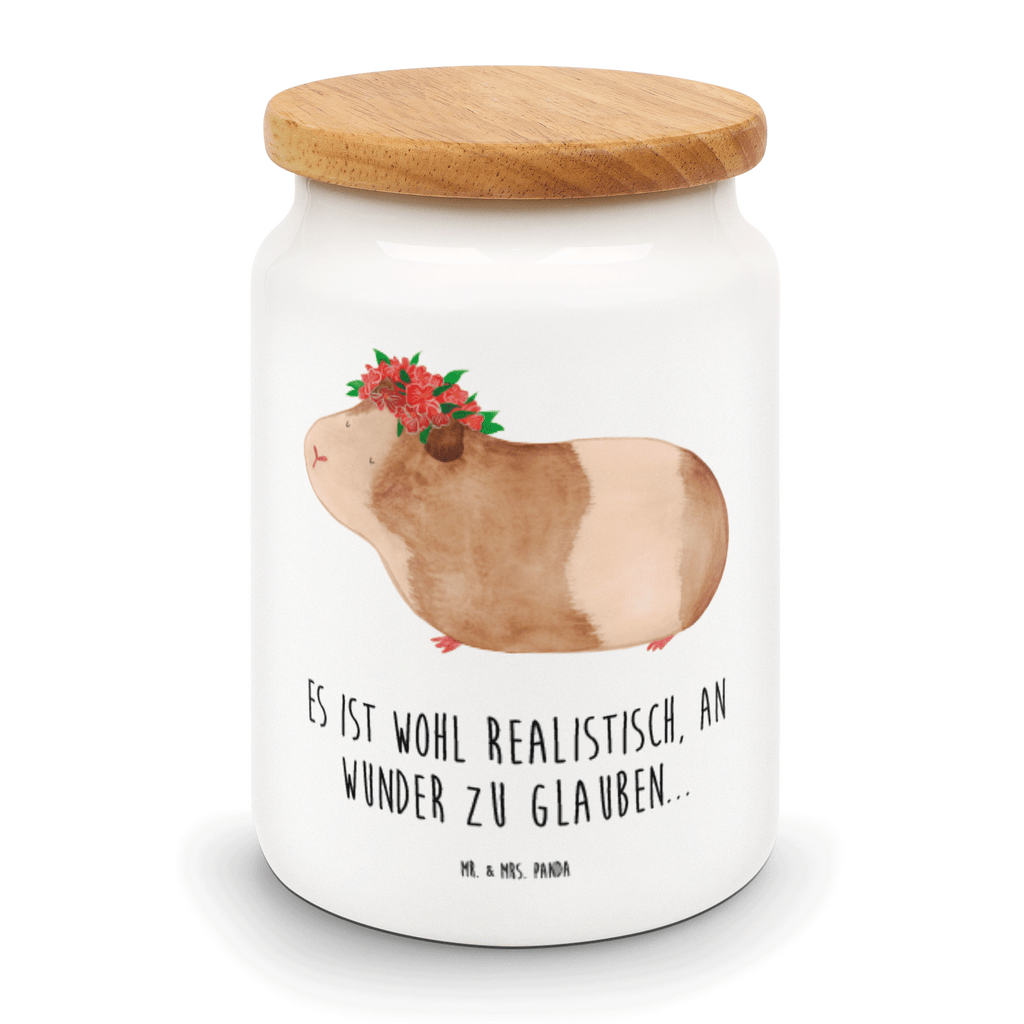 Vorratsdose Meerschweinchen weise Meerschweinchen, Meerie, Meeries, Wunder, Blumenkind, Realität, Spruch, Weisheit, Motivation, Wunderland Vorratsdose, Keksdose, Keramikdose, Leckerlidose, Dose  süße Tiermotive, gute Laune, lustige Sprüche, Tiere