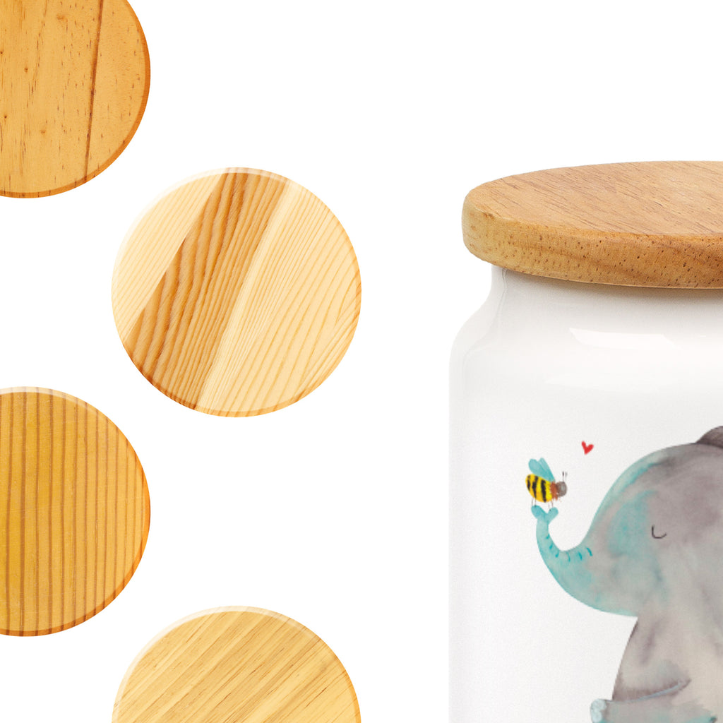 Vorratsdose Elefant & Biene Elefant, Biene, Liebe, Liebesbeweis, Jahrestag, Liebesgeschenk, Heiratsantrag, Hochzeitsgeschenk, Liebesspruch Vorratsdose, Keksdose, Keramikdose, Leckerlidose, Dose  süße Tiermotive, gute Laune, lustige Sprüche, Tiere