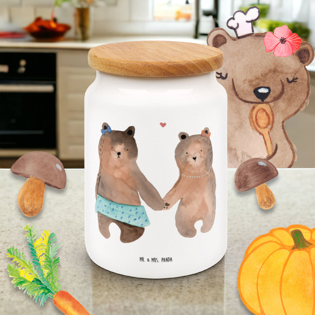 Vorratsdose Bär Freundin Bär Freundin Beste Freund Liebe Liebesbeweis Verliebt Kumpel Kumpeliene Vorratsdose, Keksdose, Keramikdose, Leckerlidose, Dose  Bär, Teddy, Teddybär