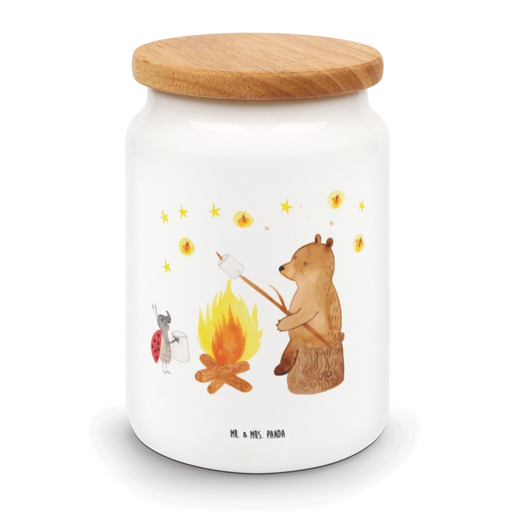 Vorratsdose Bär & Marienkäfer Lagerfeuer Lagerfeuer, Bär,  Vorratsdose, Keksdose, Keramikdose, Leckerlidose, Dose  Bär, Teddy, Teddybär
