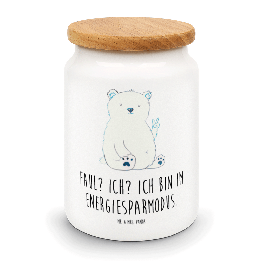 Vorratsdose Eisbär Faul Eisbär, Bär, Nordpol, Faul, Entspannen, Relaxen, Büro, Arbeit, Bürojob, Arbeitsplatz, Homeoffice, Vorratsdose, Keksdose, Keramikdose, Leckerlidose, Dose  Bär, Teddy, Teddybär