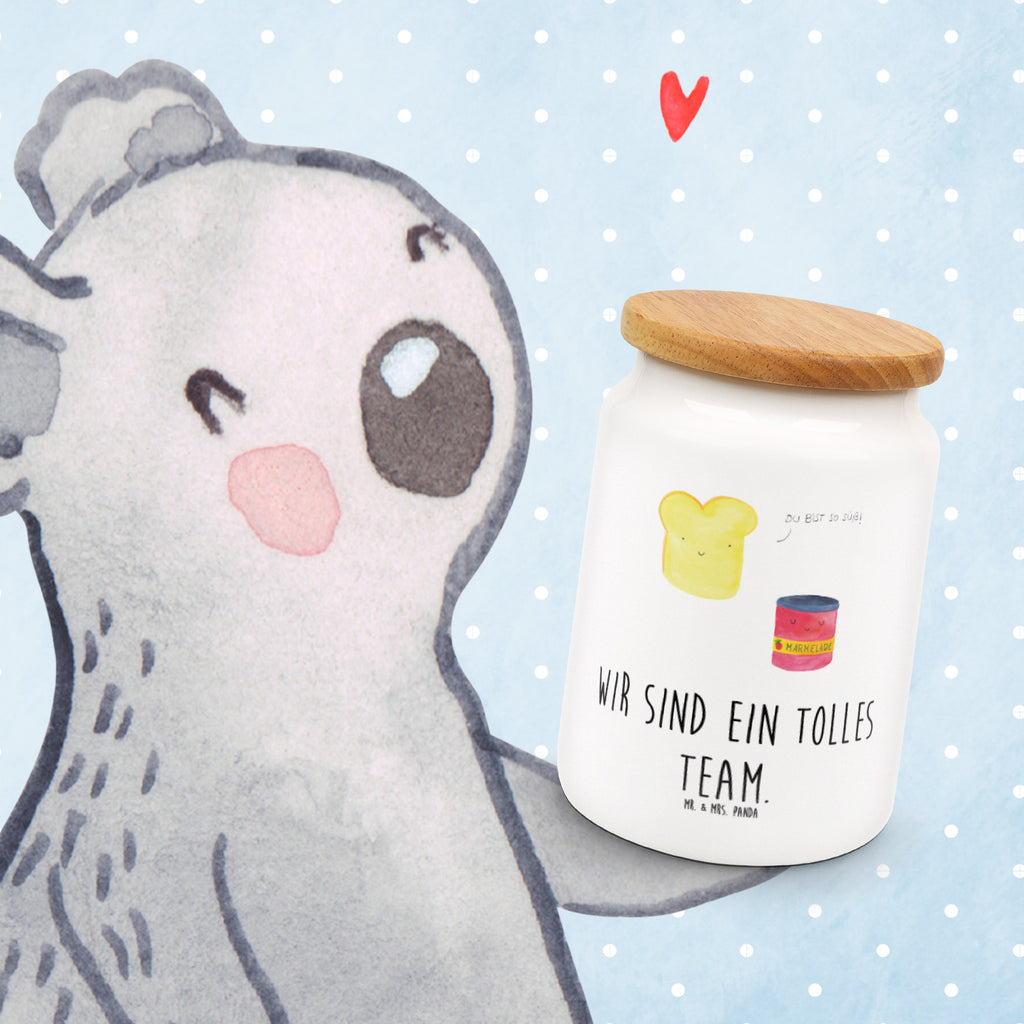 Vorratsdose Toast & Marmelade Toast , Marmelade, Dreamteam, süße Postkarte, süß, Küche Deko, Küche Spruch, Frühstück Einladung, Brot, Toastbrot, Vorratsdose, Keksdose, Keramikdose, Leckerlidose, Dose  süße Tiermotive, gute Laune, lustige Sprüche, Tiere