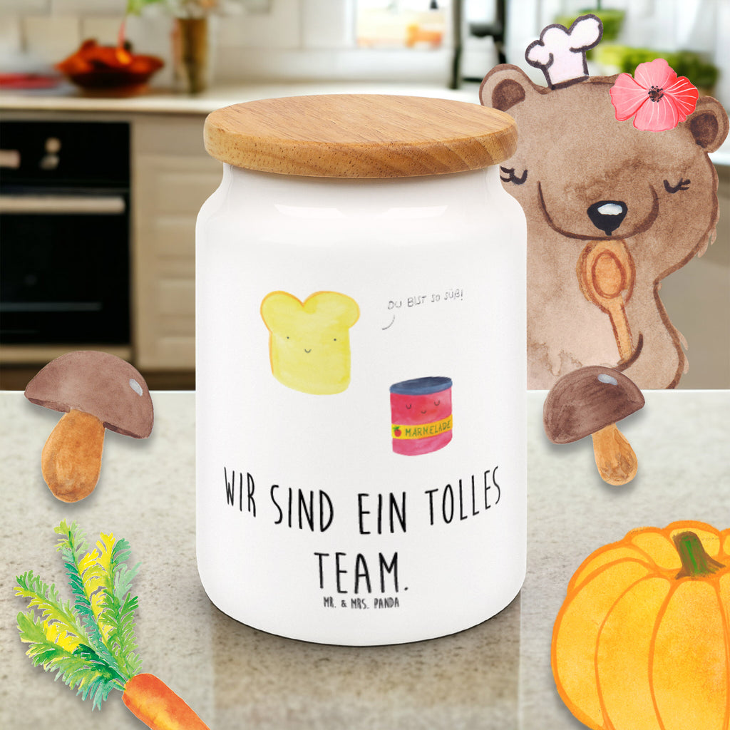 Vorratsdose Toast & Marmelade Toast , Marmelade, Dreamteam, süße Postkarte, süß, Küche Deko, Küche Spruch, Frühstück Einladung, Brot, Toastbrot, Vorratsdose, Keksdose, Keramikdose, Leckerlidose, Dose  süße Tiermotive, gute Laune, lustige Sprüche, Tiere