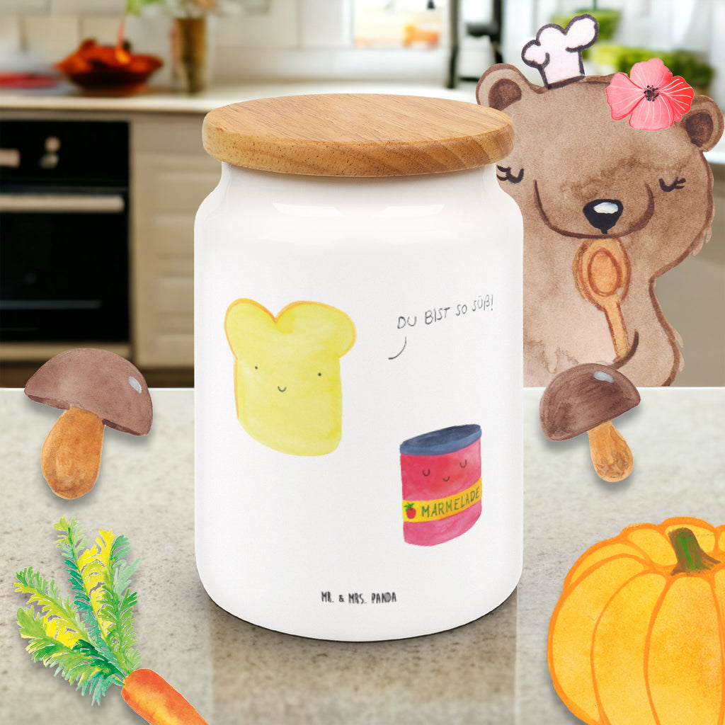 Vorratsdose Toast & Marmelade Toast , Marmelade, Dreamteam, süße Postkarte, süß, Küche Deko, Küche Spruch, Frühstück Einladung, Brot, Toastbrot, Vorratsdose, Keksdose, Keramikdose, Leckerlidose, Dose  süße Tiermotive, gute Laune, lustige Sprüche, Tiere