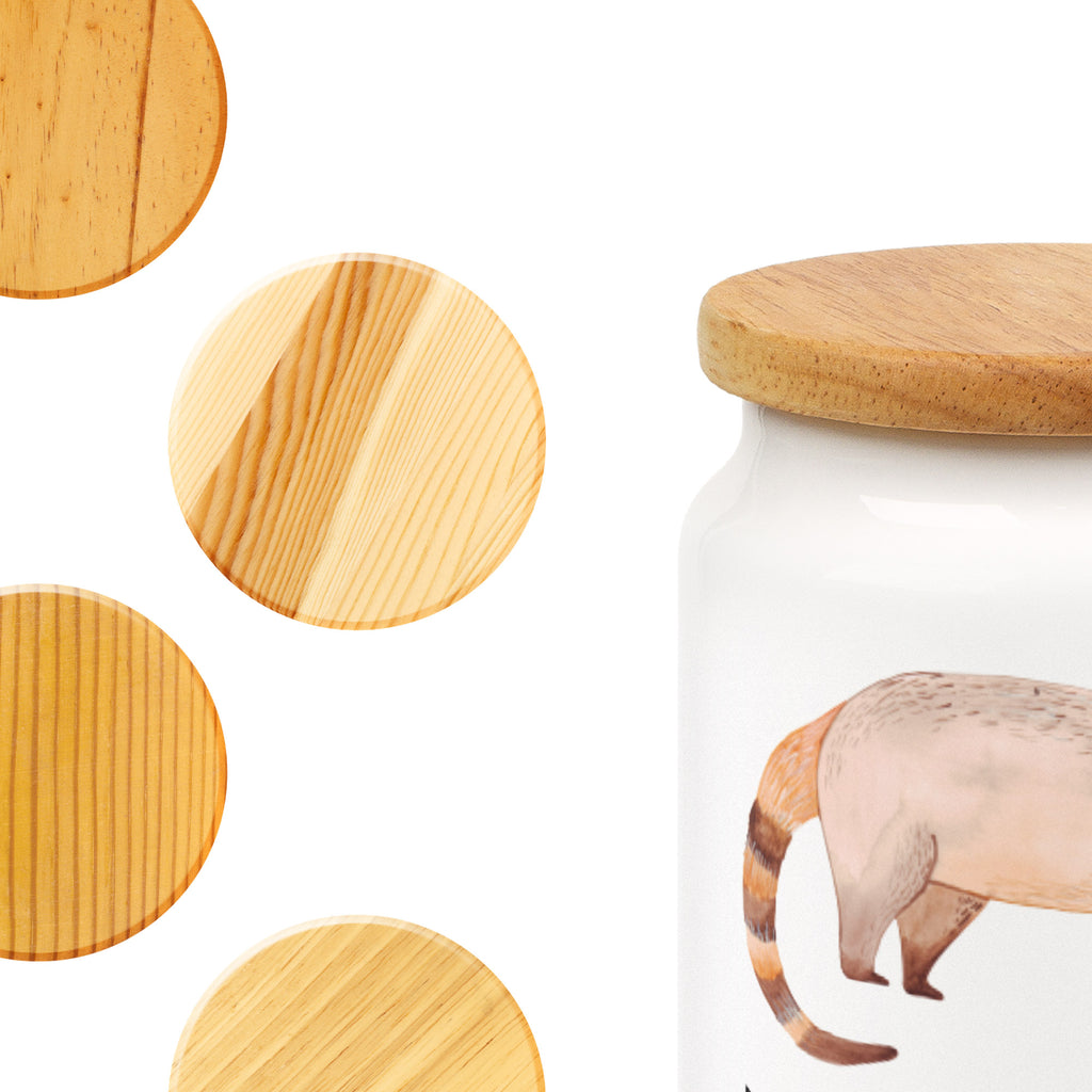 Vorratsdose Nasenbär Nasenbär, Nasenbären, Rüsselbär, Bär, Vorratsdose, Keksdose, Keramikdose, Leckerlidose, Dose  süße Tiermotive, gute Laune, lustige Sprüche, Tiere