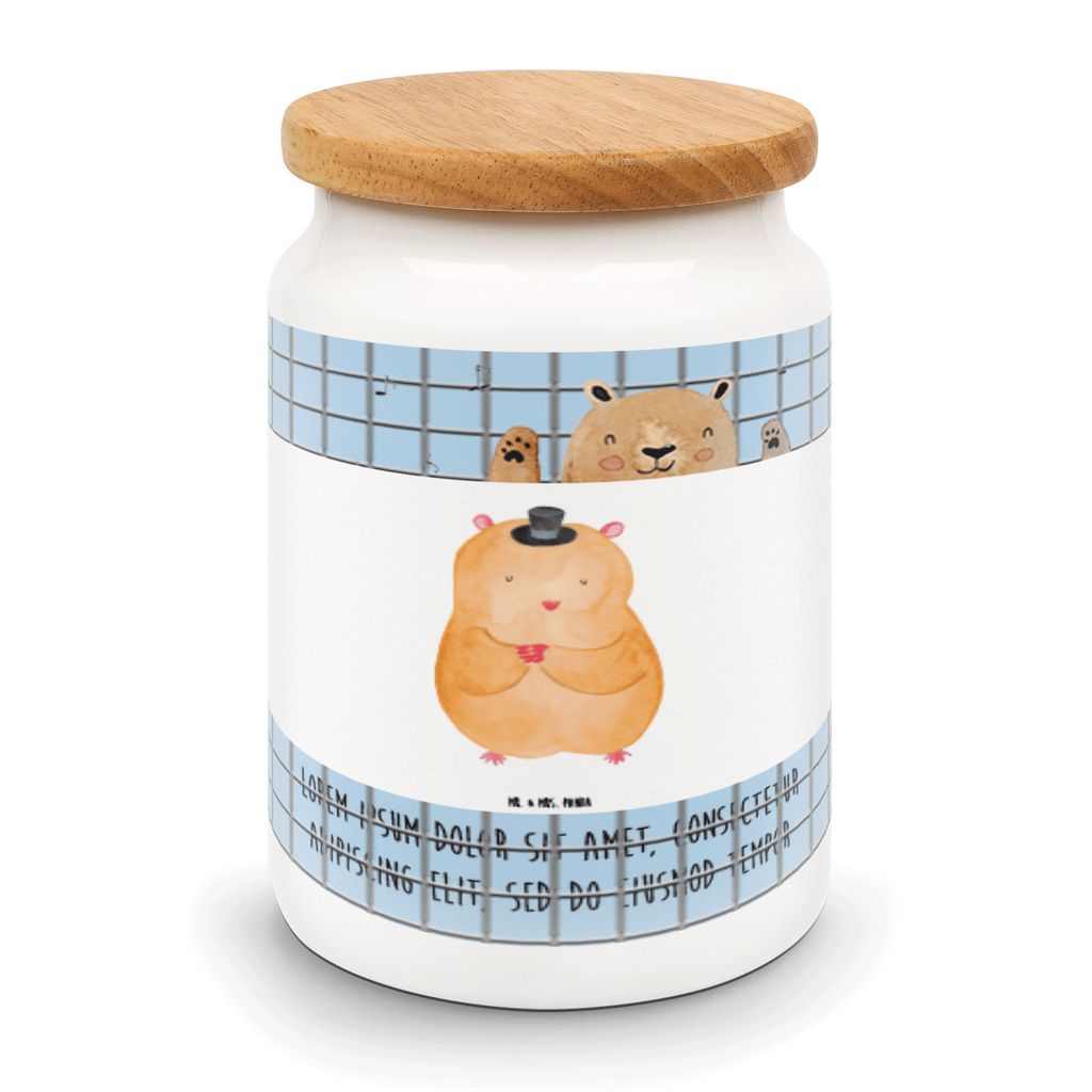 Vorratsdose Hamster mit Hut Hamster, Hut, Magier, Zylinder, Zwerghamster, Zauberer, Houdini	 Vorratsdose, Keksdose, Keramikdose, Leckerlidose, Dose  süße Tiermotive, gute Laune, lustige Sprüche, Tiere