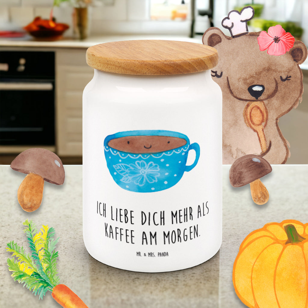 Vorratsdose Kaffee Tasse Kaffee, Tasse, Liebe, Geschmack, Genuss, Glücklich Vorratsdose, Keksdose, Keramikdose, Leckerlidose, Dose  süße Tiermotive, gute Laune, lustige Sprüche, Tiere