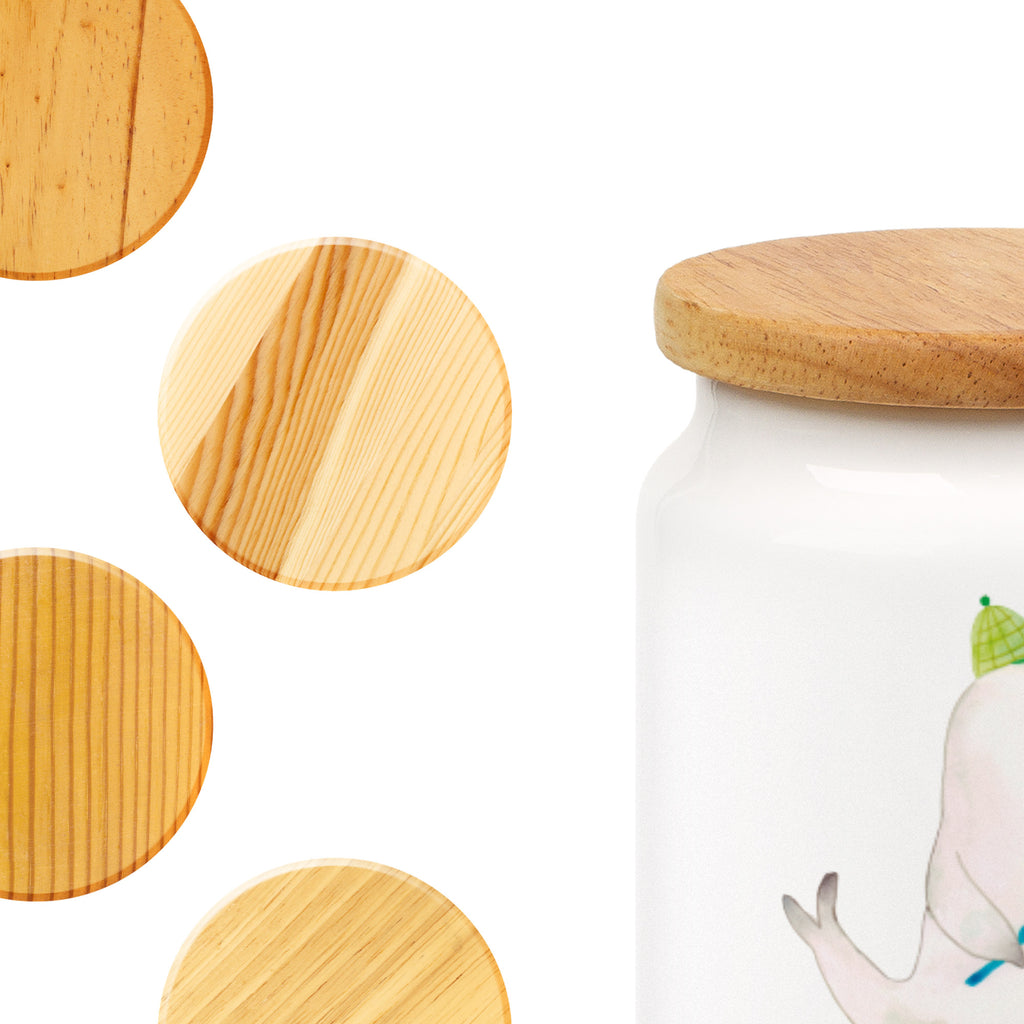 Vorratsdose Robbe Sherlock Vorratsdose, Keksdose, Keramikdose, Leckerlidose, Dose, Tiermotive, Gute Laune, lustige Sprüche, Tiere