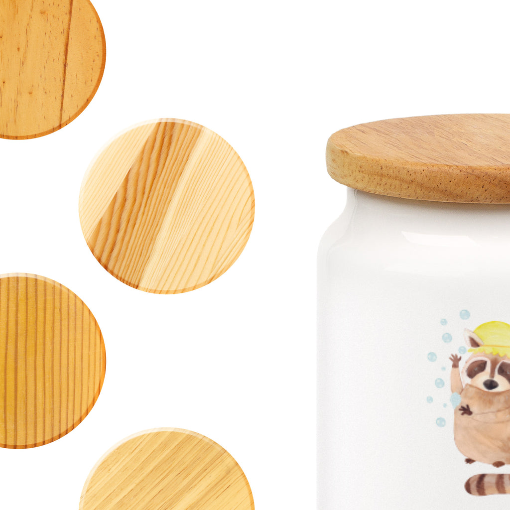 Vorratsdose Waschbär Waschbär, Tagträumen, Plan, Fröhlich, waschen, Seifenblasen Vorratsdose, Keksdose, Keramikdose, Leckerlidose, Dose  süße Tiermotive, gute Laune, lustige Sprüche, Tiere