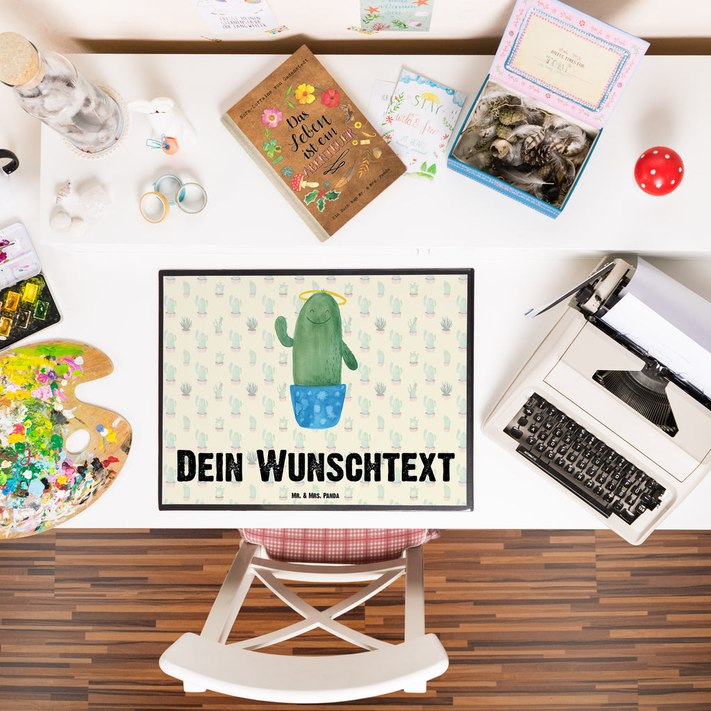 Personalisierte Schreibtischunterlage Kaktus Heilig Personalisierte Schreibunterlage, Personalisierte Schreibtischauflage, Personalisierte Schreibtisch Unterlagen, Schreibunterlage mit Namen, Schreibtischauflage  mit Namen, Schreibtisch Unterlagen mit Namen, Selbst gestalten, Namensaufdruck, Namenspersonalisierung, Kaktus, Kakteen, frech, lustig, Kind, Eltern, Familie, Bruder, Schwester, Schwestern, Freundin, Heiligenschein