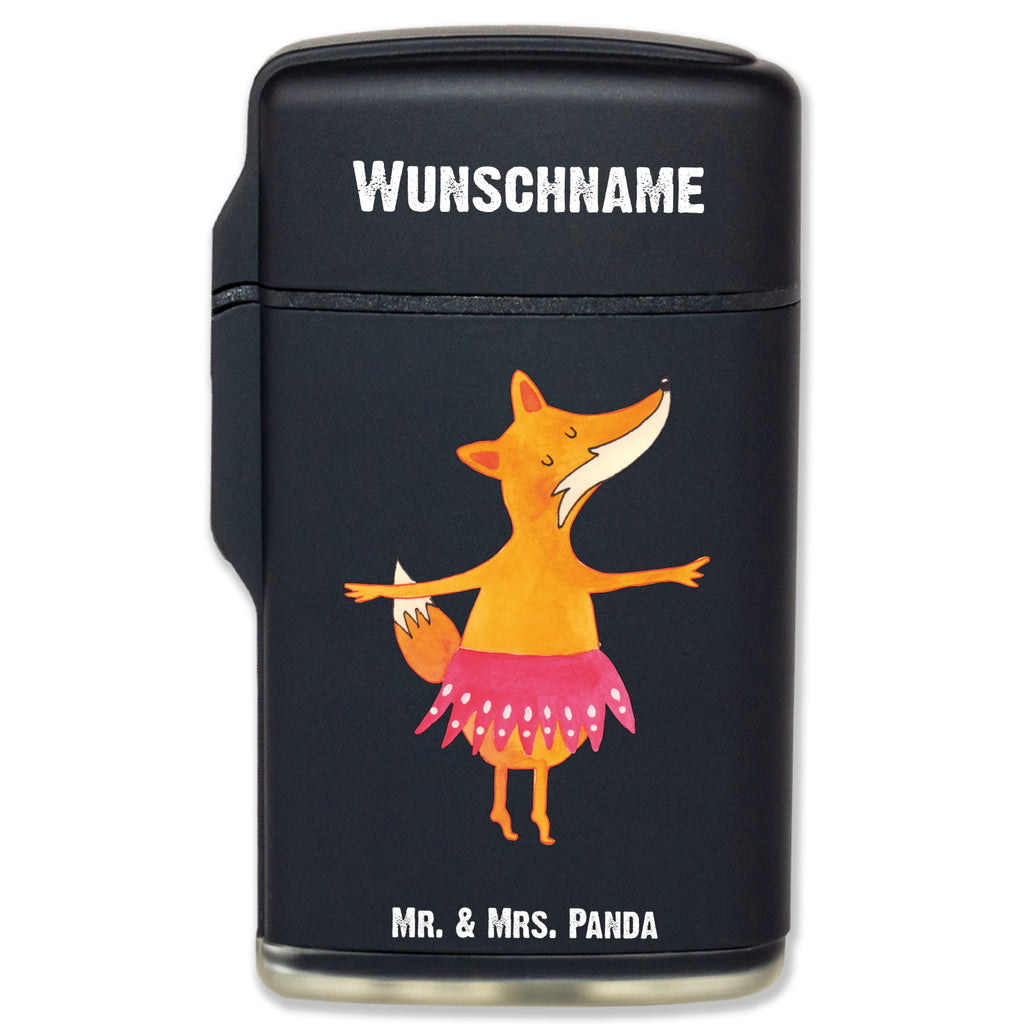 Personalisiertes Feuerzeug Fuchs Ballerina Personalisiertes Feuerzeug, Personalisiertes Gas-Feuerzeug, Personalisiertes Sturmfeuerzeug, Fuchs, Fuchs Spruch, Füchse, Füchsin, Ballerina, Ballett, Tänzerin, Tanzen, Party, Einladung, Geburtstag