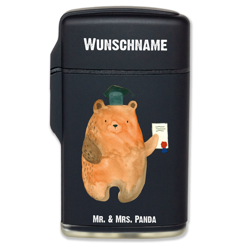 Personalisiertes Feuerzeug Prüfungsbär Personalisiertes Feuerzeug, Personalisiertes Gas-Feuerzeug, Personalisiertes Sturmfeuerzeug, Bär, Teddy, Teddybär, Abitur, Prüfungen, Prüfung bestanden, Abschluss, Zeugnis, Abschlusszeugnis